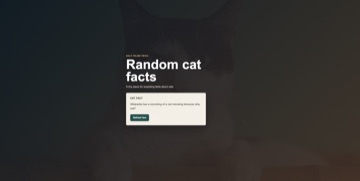 Cat facts app preview